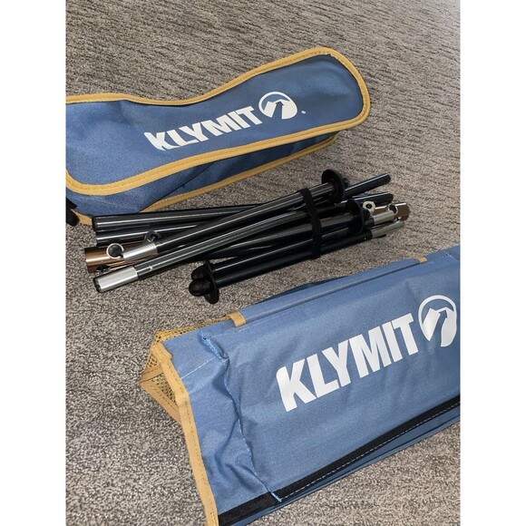 Klymit Ridgeline Camping Chair for Adults, Folding Chair for Outside, Blue - Picture 4 of 5